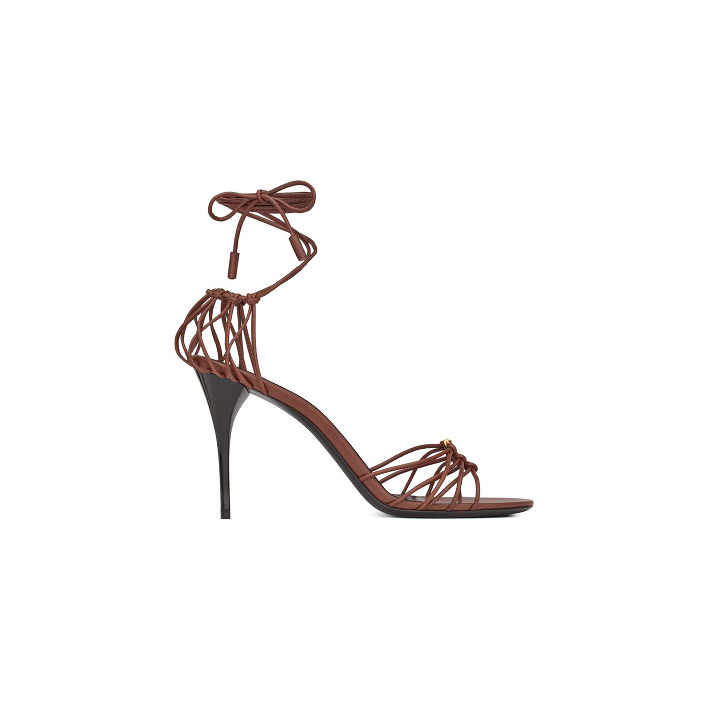 YSL BABYLONE SANDALS IN SMOOTH LEATHER 785706AADF02603